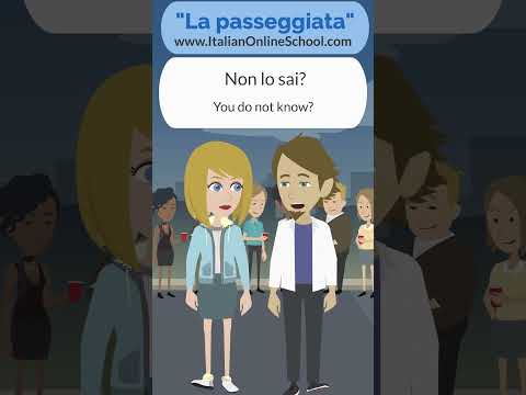 Video: Italská La Passeggiata