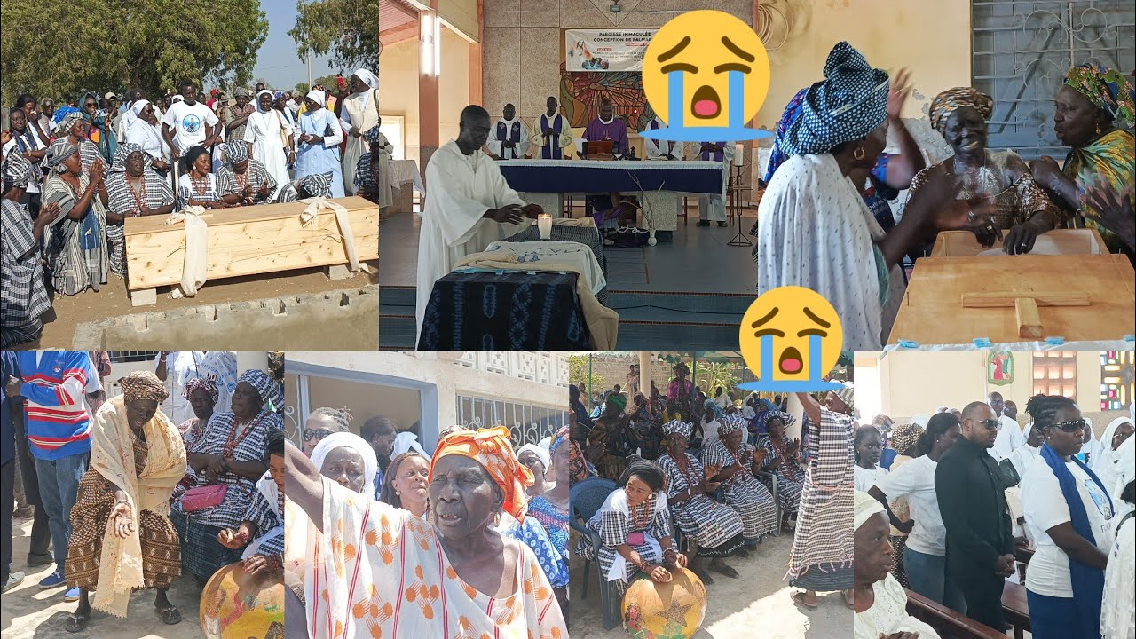 Obsèques de la plus vieille Dame des Palmarin Sophie Diouma Codou Ndiaye 10 Avril 2025