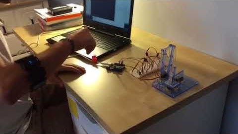 Myo Controlled Robotic Arm