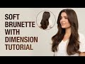 Lift with Control: Soft Brunette Hair Tutorial | Dimensional Foiling Technique | Kenra Color