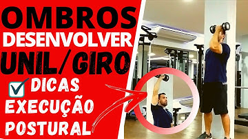 DESENVOLVIMENTO OMBROS COM GIRO HALTER UNILATERAL EM PÉ