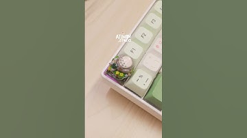 Totoro keycaps คีย์แคปดินปั้น สนใจผลงาน บ้านเขียว @atinan.studio ได้เลยจ้า #totoro #keycaps #clay