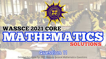 2021 WASSCE CORE MATHS QUESTION 11 SOLUTION || Pie Chart || Circles Theorem