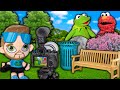 Kermit the Frog and Elmo Play Hide and Seek with NEW Camera! (Very Expensive)