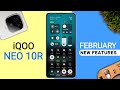iQOO Neo 10R OriginOS 6 February Update Review | New Features | Neo 10R New Update Android 16