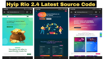 How To Create Hyip Investment Website With Admin Panel Using Hyip Rio Latest Version 2.4 Php Script