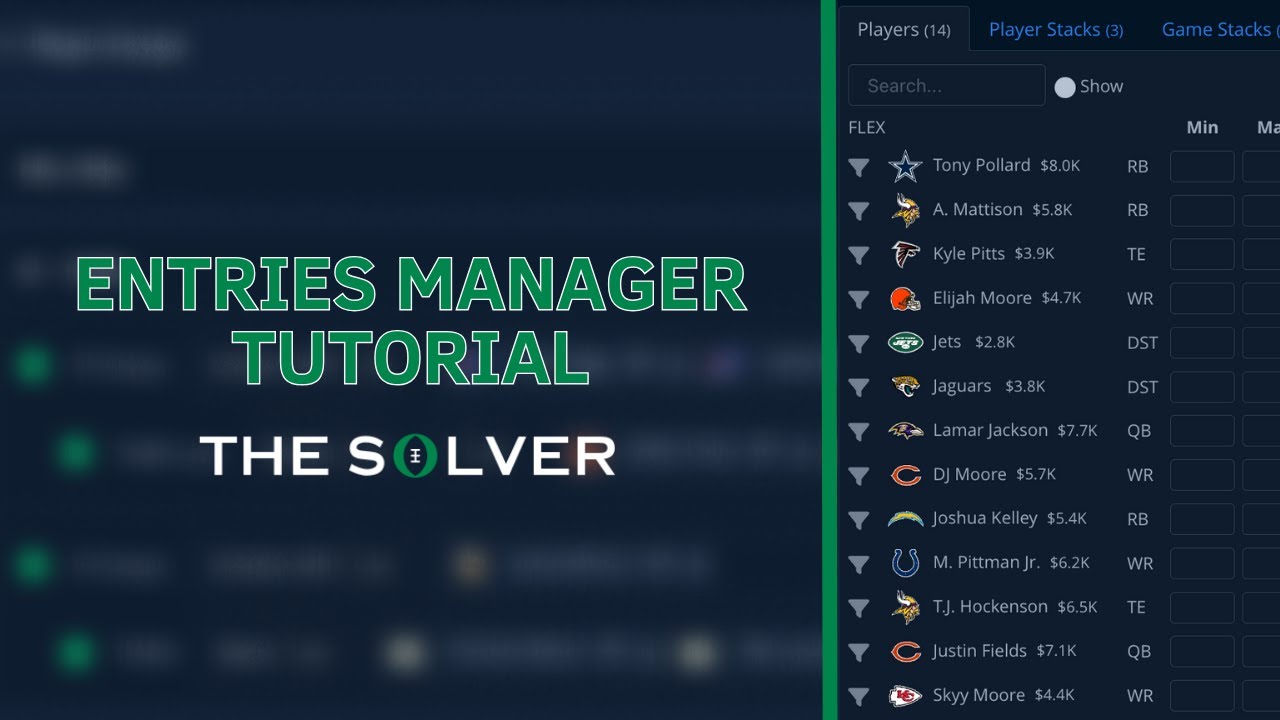 THE SOLVER Entry Manager - YouTube