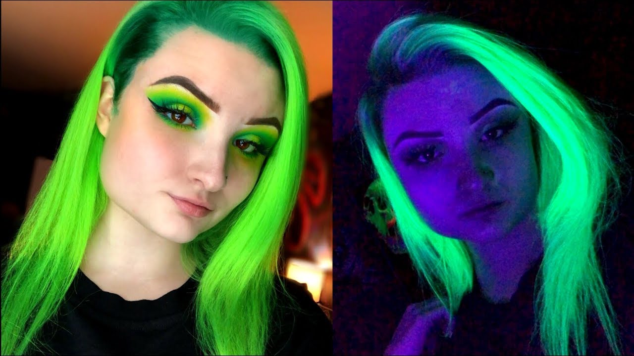 How to Achieve Blue Neon Green Hair - wide 6