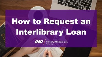 How to Request an Interlibrary Loan