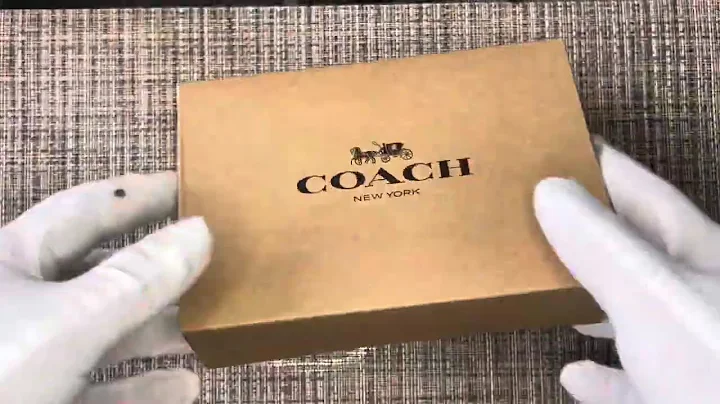 Coach Wallets for Men and Women Unboxing (ASMR)