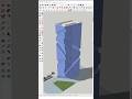 ✅GEOMETRIC INGRAVE TOWER CONCEPT SKETCHUP #youtubeshorts #new #sketchup #viralvideo #trending