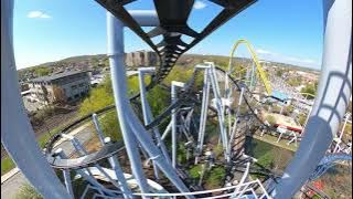 Great Bear On-Ride POV - Hersheypark Roller Coaster