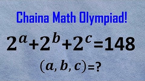 Chaina | Harvard University Interview Tricks (a,b,c) =?