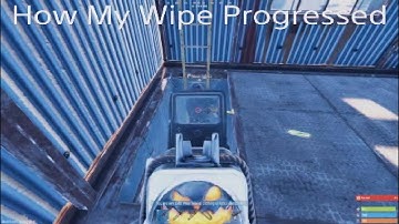 How I Progressed on Wipe - Rust console Edition