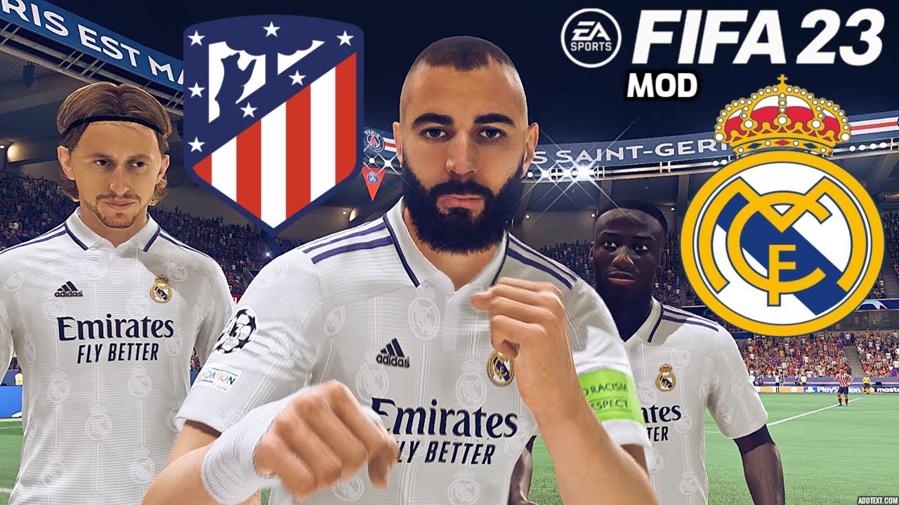 🎮 FIFA 23 no XBOX 360 GAMEPLAY ESPN - Real Madrid vs Atlético de