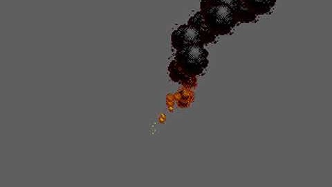 SEGA Megadive/ Genesis - Fire&Smoke Sprites test