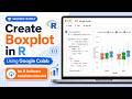 Create Boxplot in R Using Google Colab | No R Software Installation Needed