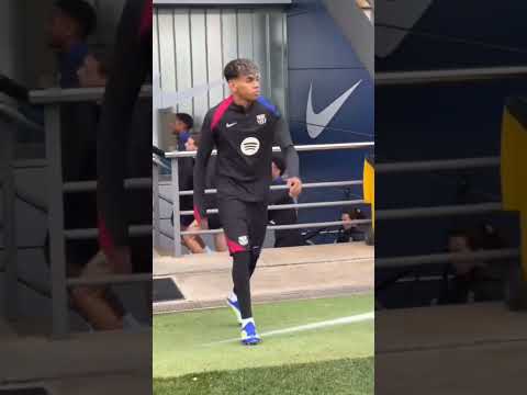 👋لامين يامال يمسي عليكم من التدريبات برشلونة تصبحو على خير🥰Lamine yamal Barça training gd night
