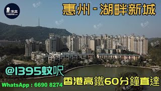 湖畔新城_惠州|@1395蚊呎|香港高鐵60分鐘直達|香港銀行按揭(實景航拍) 2021