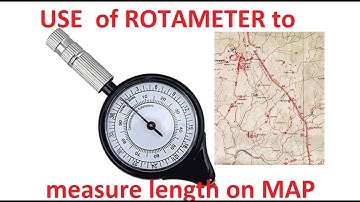 Use of Rotameter on Topographical Map