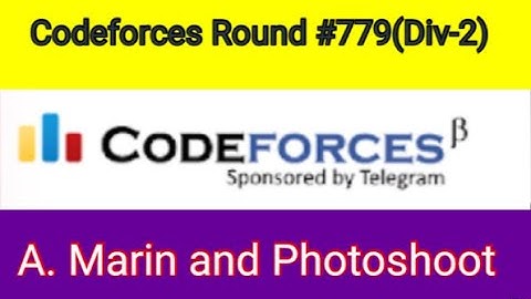 A. Marin and Photoshoot | Codeforces Round 779 (Div.2)|1658A|CPP problem solve bangla tutorial