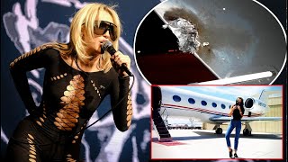 Miley Cyrus’ plane makes emergency landing after lightning strike