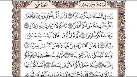 سورة نوح - أحمد عامر Surah Nuh - Ahmed Amer