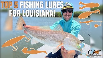 My Top 5 Favorite Fishing Lures For Louisiana! | Flats Class YouTube
