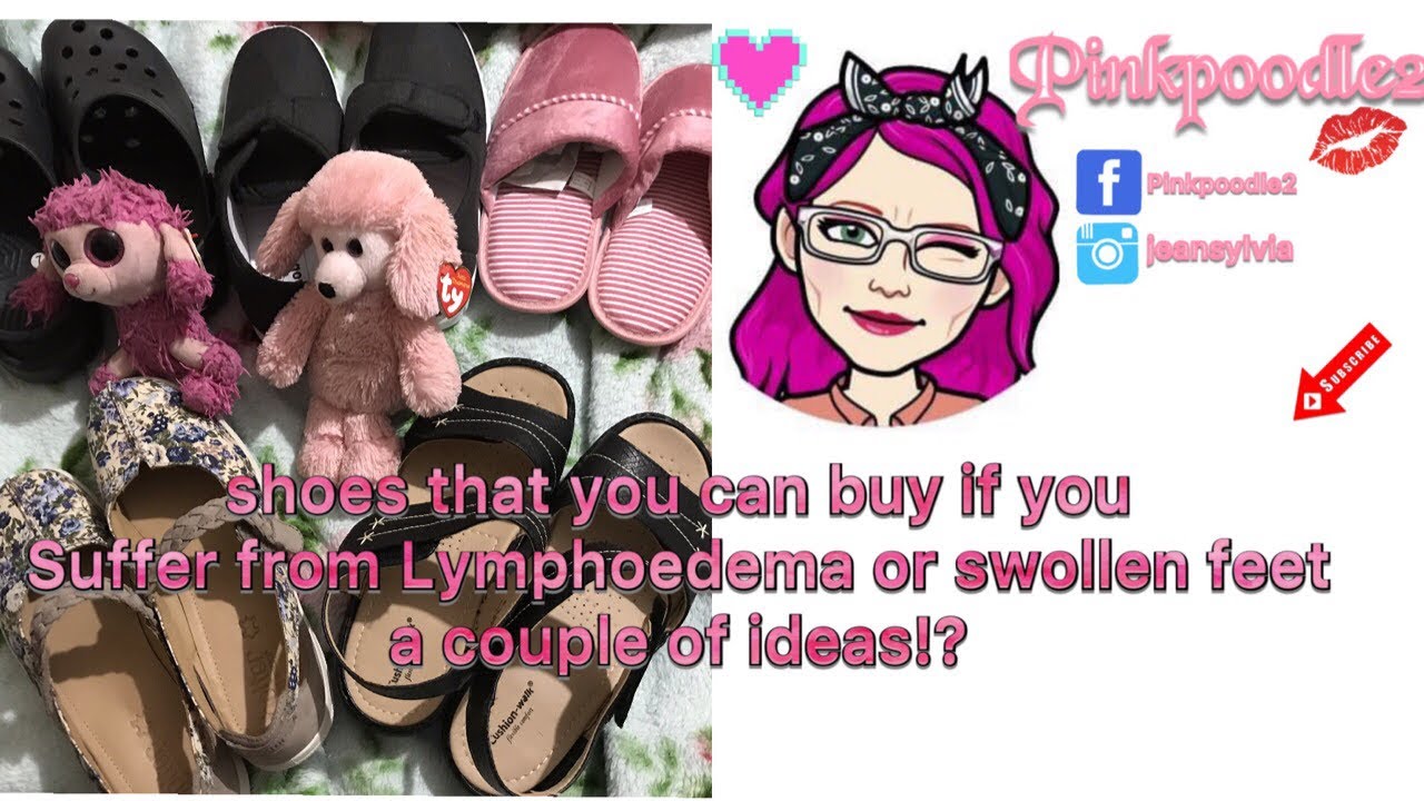 Lymphoedema Shoes That Can Be Worn With Swollen Feet  