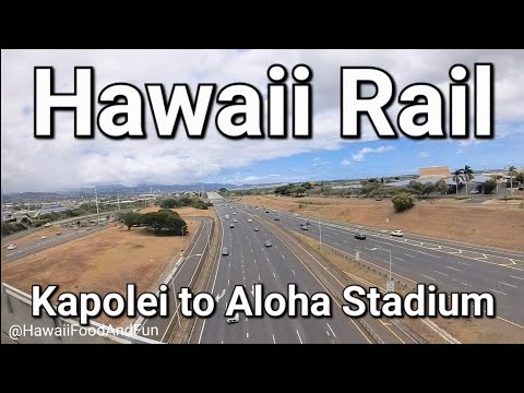 First Ride on the Hawaii Rail | Kapolei to Aloha Stadium | Skyline Monorail Honolulu | Insta360 News