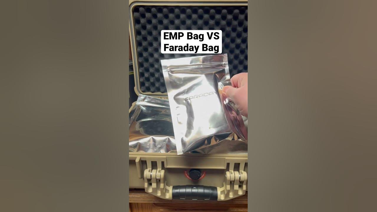 EMP Bag VS Faraday Bag #EMP #bugoutbag #electromagneticpulse #griddown  #offgrid 