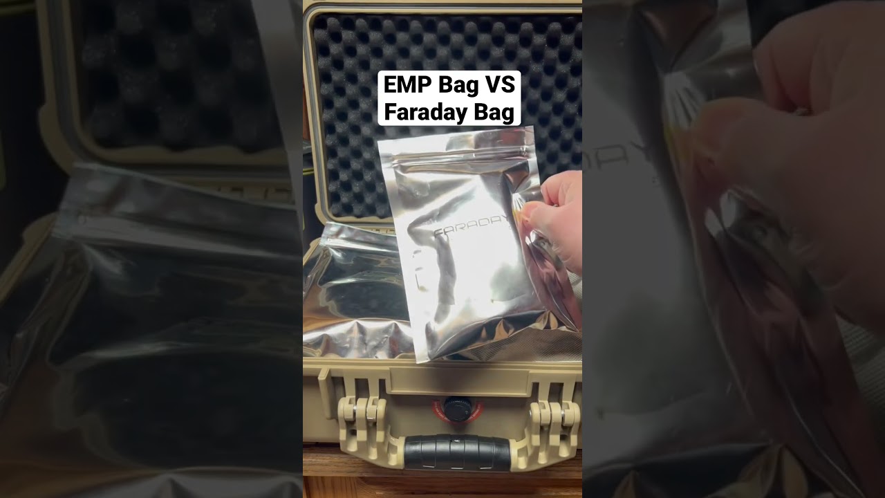 EMP Bag VS Faraday Bag #EMP #bugoutbag #electromagneticpulse