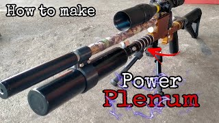 Power Plenum for Pcp Airguns homemade on a mini lathe