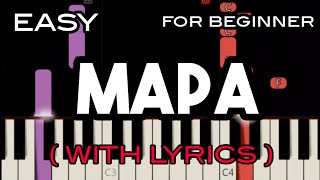 MAPA ( LYRICS ) - SB19 | SLOW & EASY PIANO