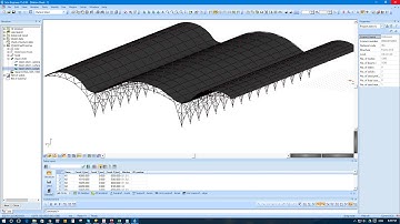 1. Modeling a Curved Structure (Railway Station Shed) in SCIA-Part1