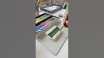 Gouache Landscape #painting #gouache #art #gouachepainting