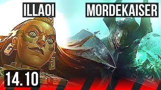 ILLAOI vs MORDEKAISER (TOP) | 800+ games | EUW Master | 14.10