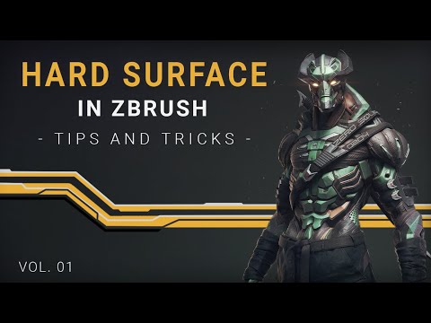 Видео: Hard Surface Zbrush - Секретные техники