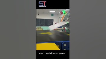 Linear cross belt sorter system