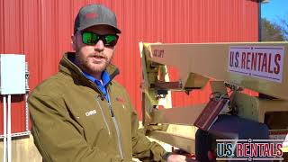 U.s. Rentals Jlg 350 Towable Boom Lift Tutorial