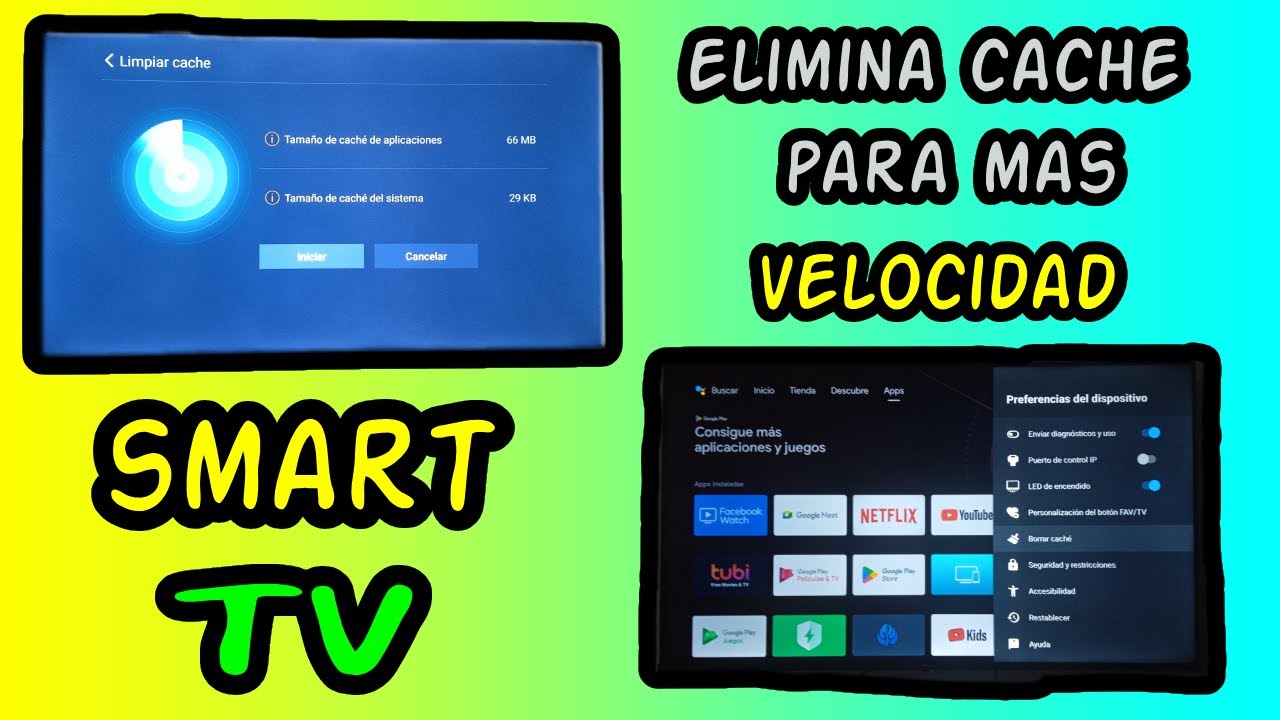 cómo borrar el caché de tu Smart TV sin descargar ninguna aplicación