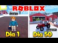 PASSEI 50 DIAS CRIANDO UMA FAZENDINHA NO ROBLOX