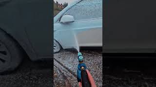 Tesla Foam Cannon Asmr 👌 #Detailing #Satisfying #Shorts