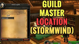 Stormwind Guild Master Location - WoW Classic