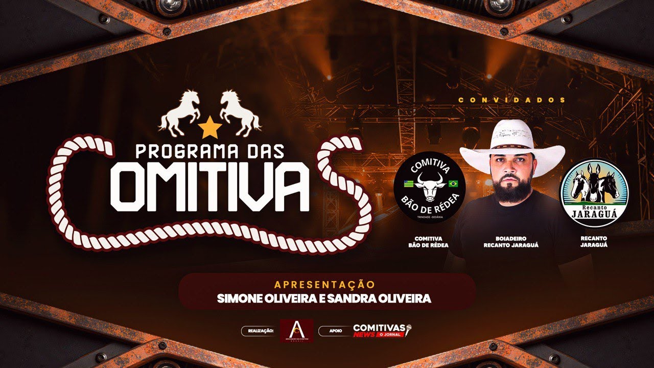 05/11/2025 - Programa das Comitivas com Simone Oliveira e Sandra Oliveira