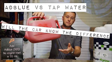 Can you use water instead of DEF?