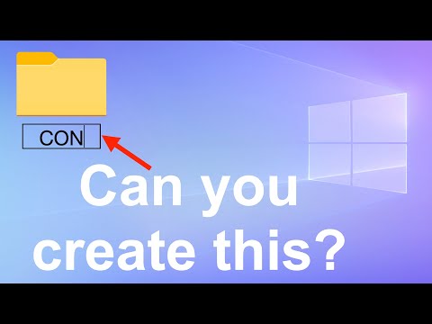 You Can't Name A File CON In Windows (Well, easy Bypass)