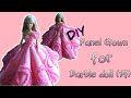 Diy panel gown for Barbie doll (14) | nunu seo