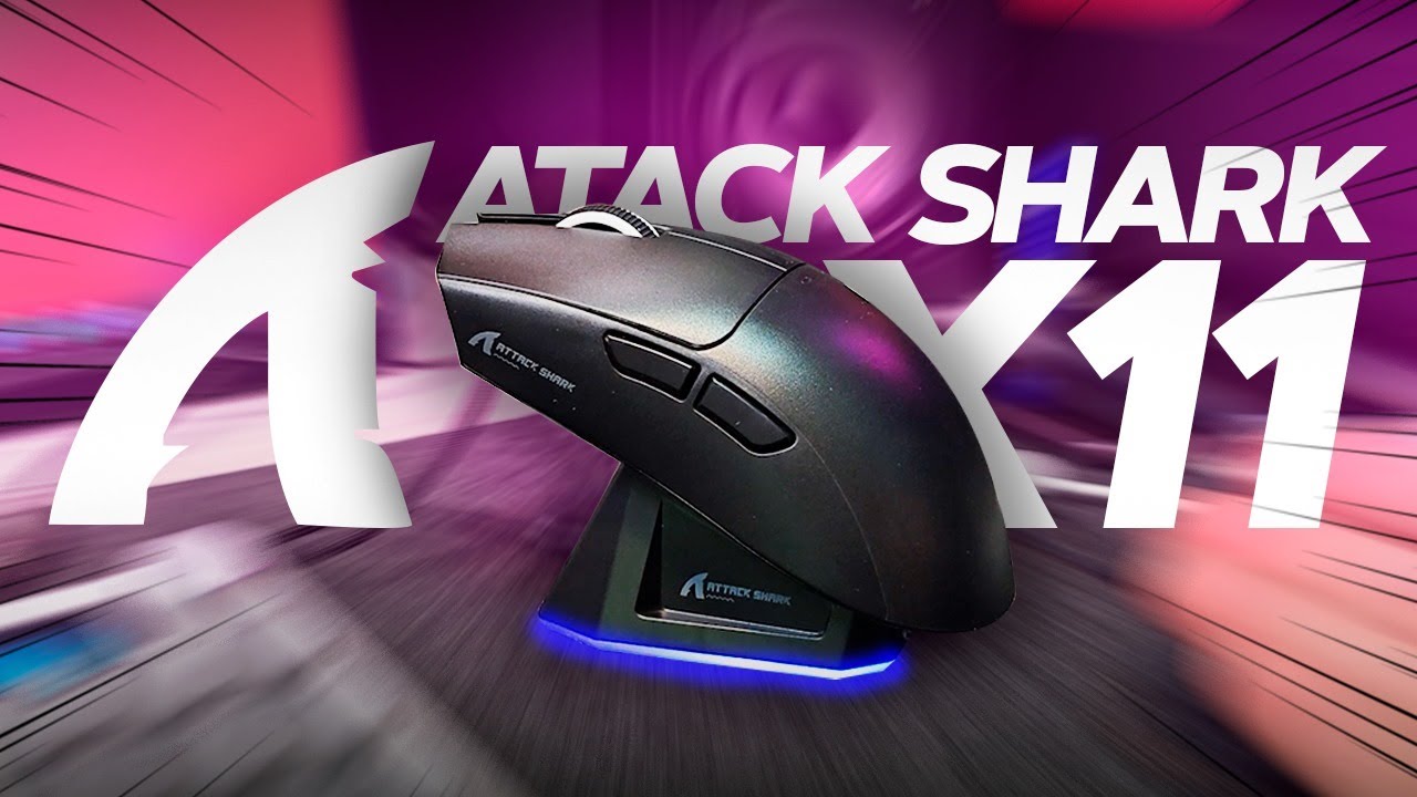 Mouse Attack Shark X11 com Dock - Unboxing, Impressões e Análise de ...