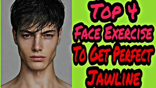Top 4 Best Face Exercises For Men To Get  Perfect Jawline Hindi|Defined Jawline|Tighten Chin|2020|